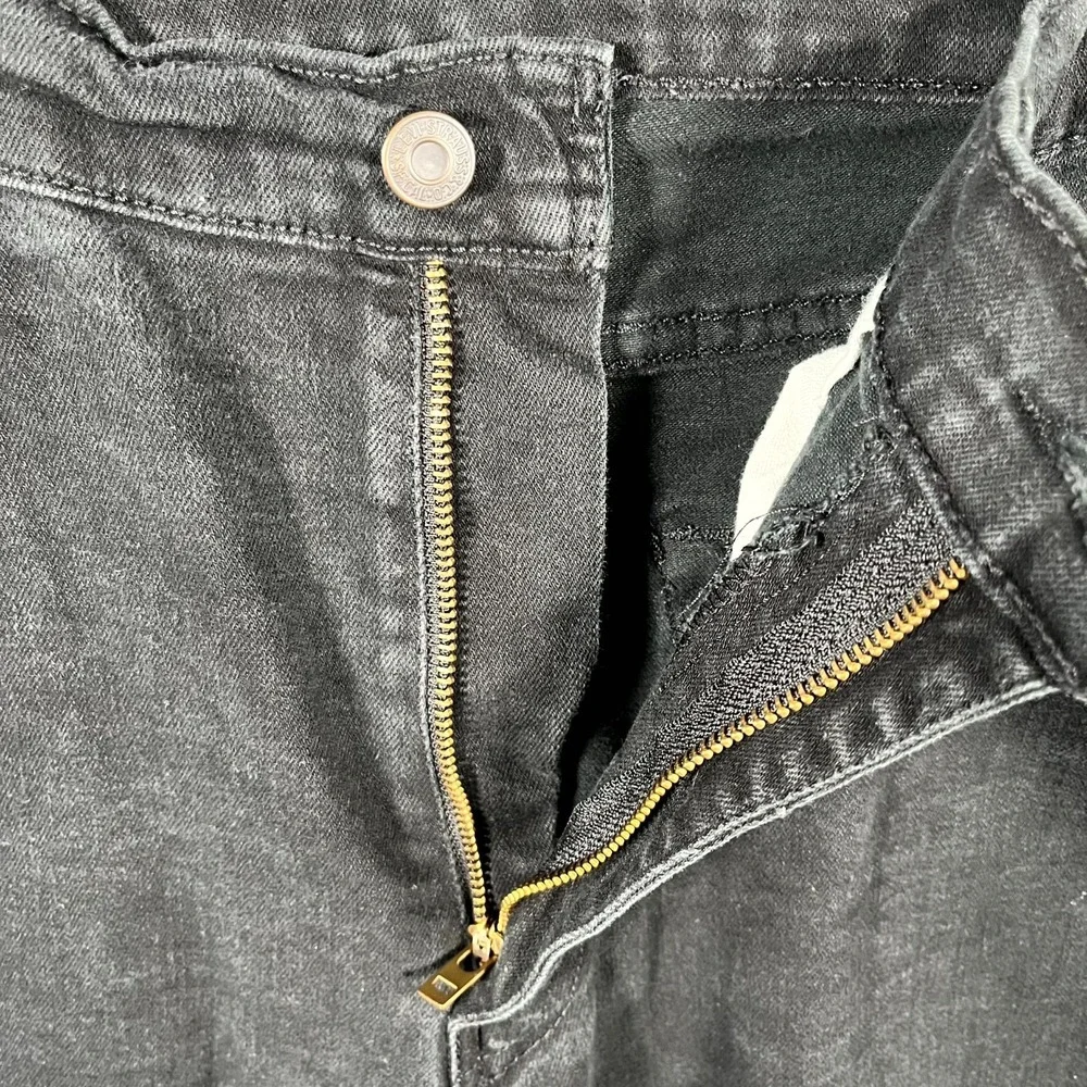 Levi's 511 Slim Fit Jeans Mens 36x32‎ Black Denim Dark Wash Straight Leg Casual